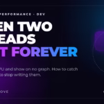 Dark UltimateMove banner reading When two threads wait forever, with two blocked locks in a cycle