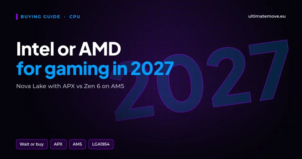 Intel czy AMD do gier w 2027: kupić teraz czy czekać na Nova Lake i Zen 6