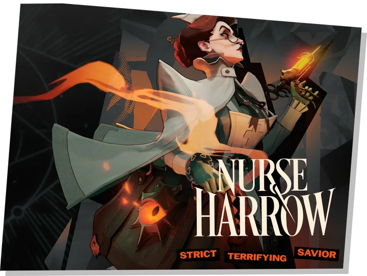 Deadlock Nurse Harrow, karta bohatera z głosowania City Never Sleeps